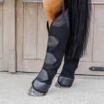 Kentucky 3D Spacer Travel Boots Hind on Horse