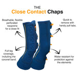 Equilibrium Close Contact Chaps Product Features