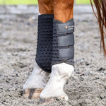 Equilibrium stretch and flex flatwork wraps on hind leg view