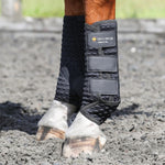Equilibrium stretch and flex training wraps for horses black