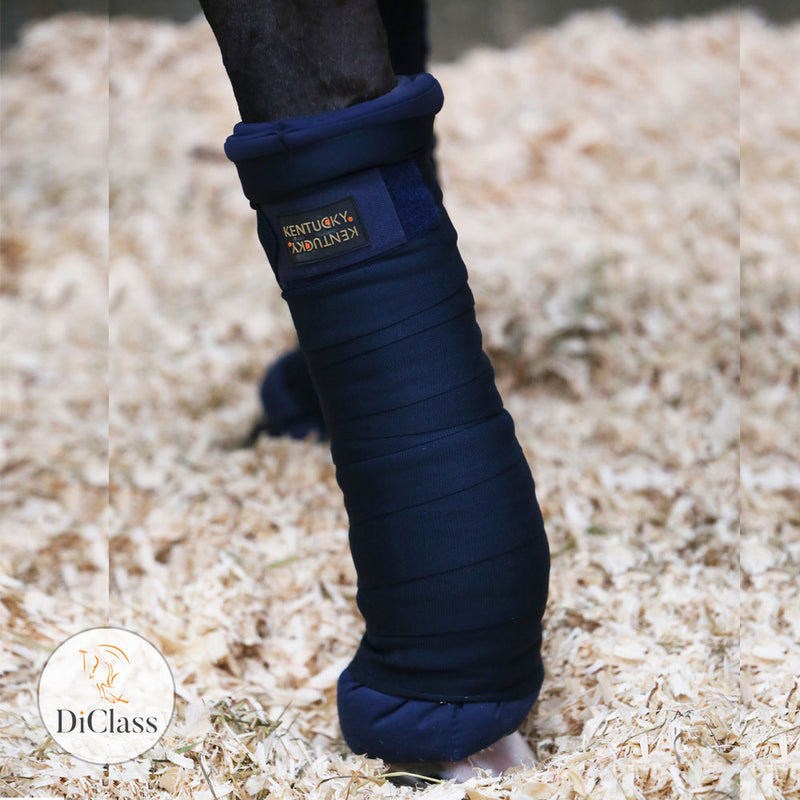 Kentucky Repellent Stable Bandages with stable bandage pad navy