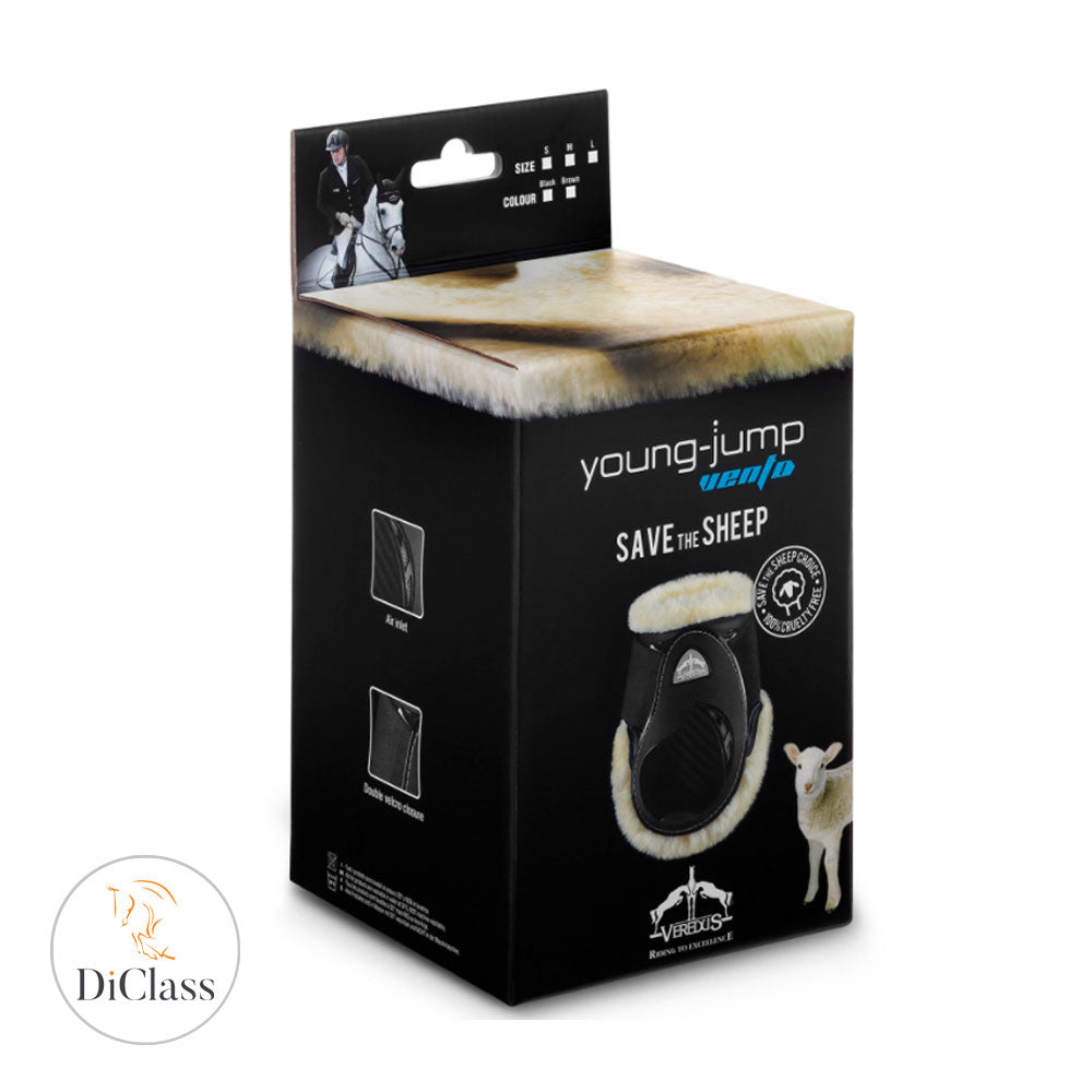 VEREDUS Streichkappen 'Carbon Gel Absolute Safe The Sheep' Schwarz